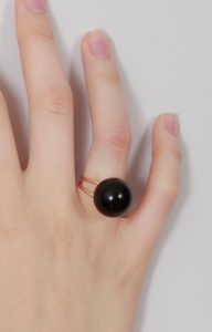 Onyx double ring