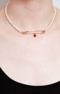 Mouth safety pin