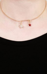 Pearl and citrine necklace