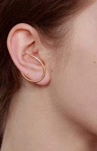 Open hoop earring