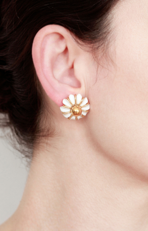 Two pearls ear cuff