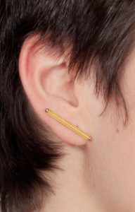 Neon Lemon short earrings