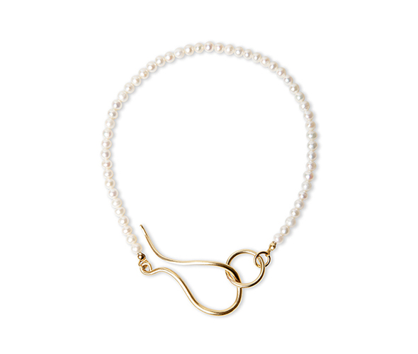 Pearl choker with original clasp