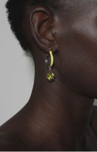 Yellow Moon earrings