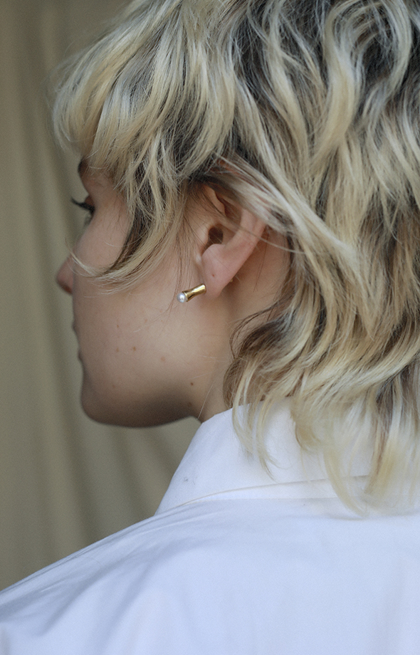 Pearl Punk earring