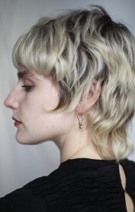 Round Safety Pin Earrings