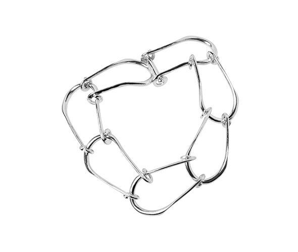 Silver Omega Chain Bracelet