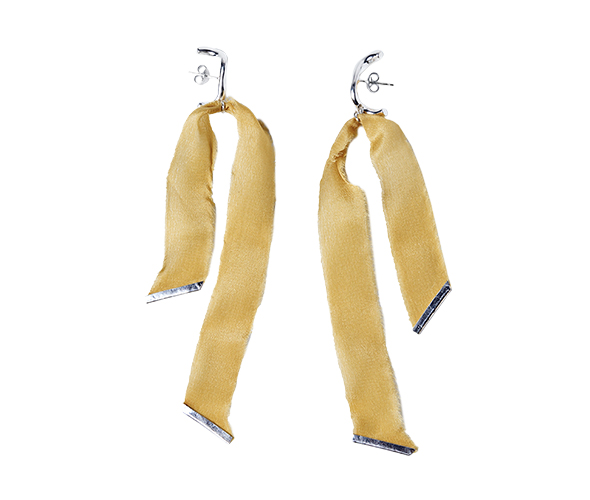 Saffron Silk Earrings