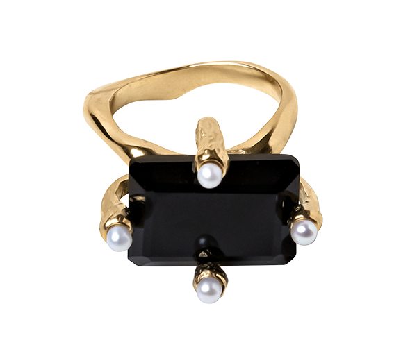 Black Cocktail Ring